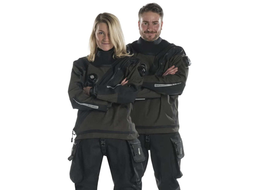 Composite drysuit