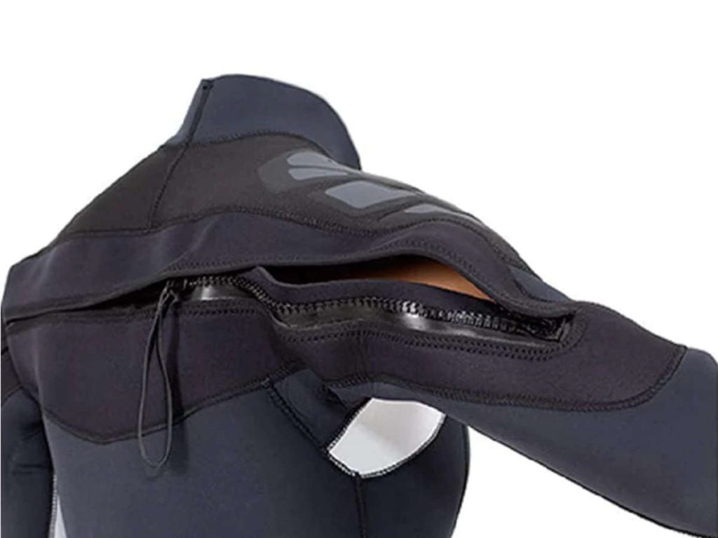 Shoulder zipper